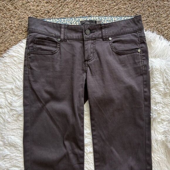 Prana Breathe Pants Gray Womens Size 0 - Picture 3 of 8